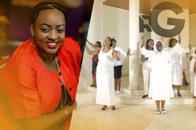 Aline Gahongayire collaborated with All Stars Catholic on ‘Byose Bihira Abakunda Imana’ Remix